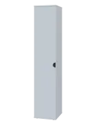 TN 5 - 3D kancelářská skříň, 1-dveřová, levá, 1822x360x400, bílá